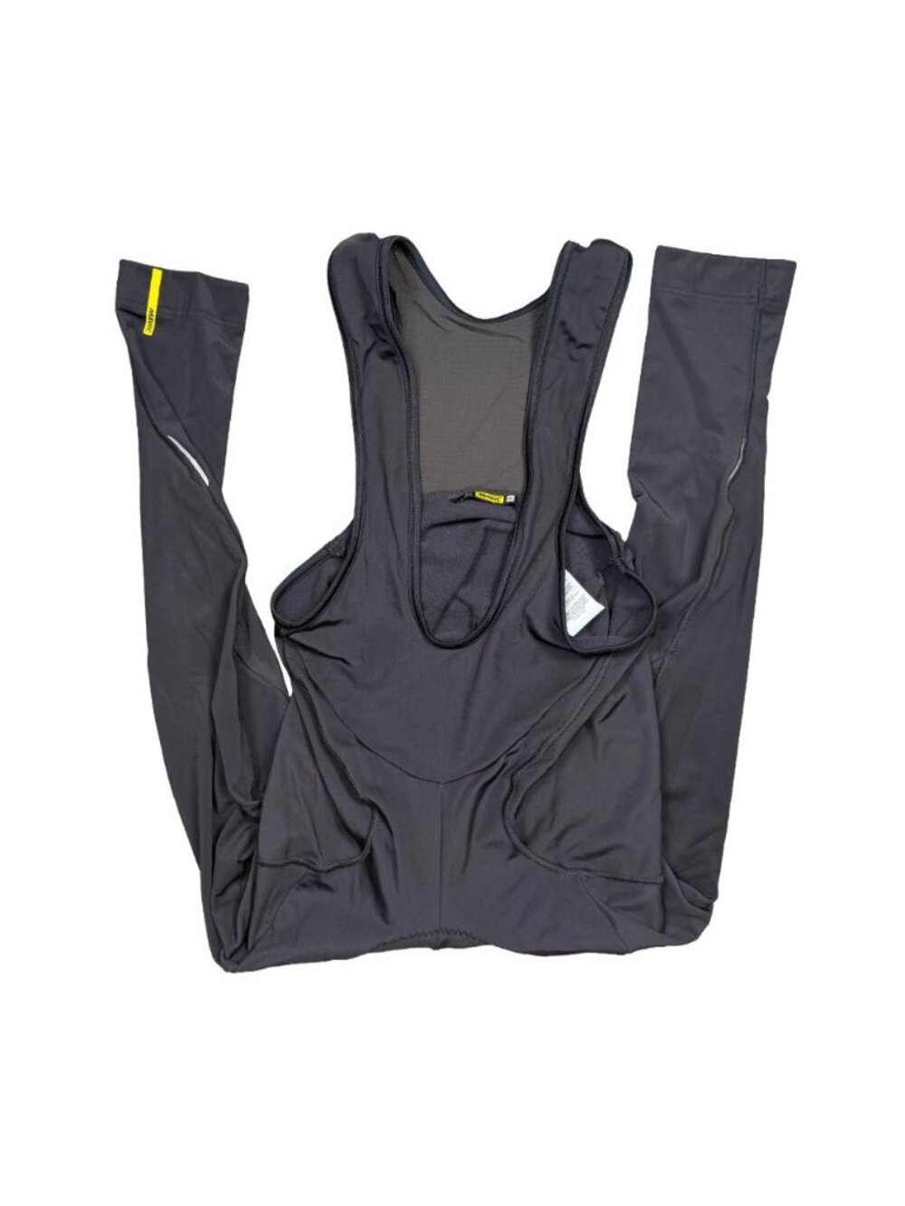 Mavic Cycling Bib Tights Mens XXL Black Fleece Lined Padded Bike Pants Cycle